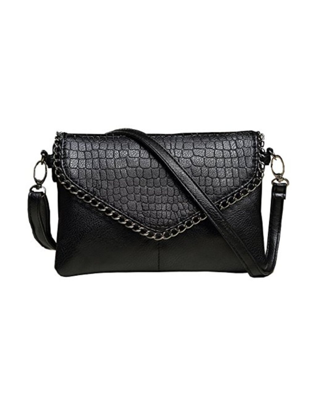 Womens Leather Satchel Crossbody Shoulder Bag Multifunction Clutch Purse